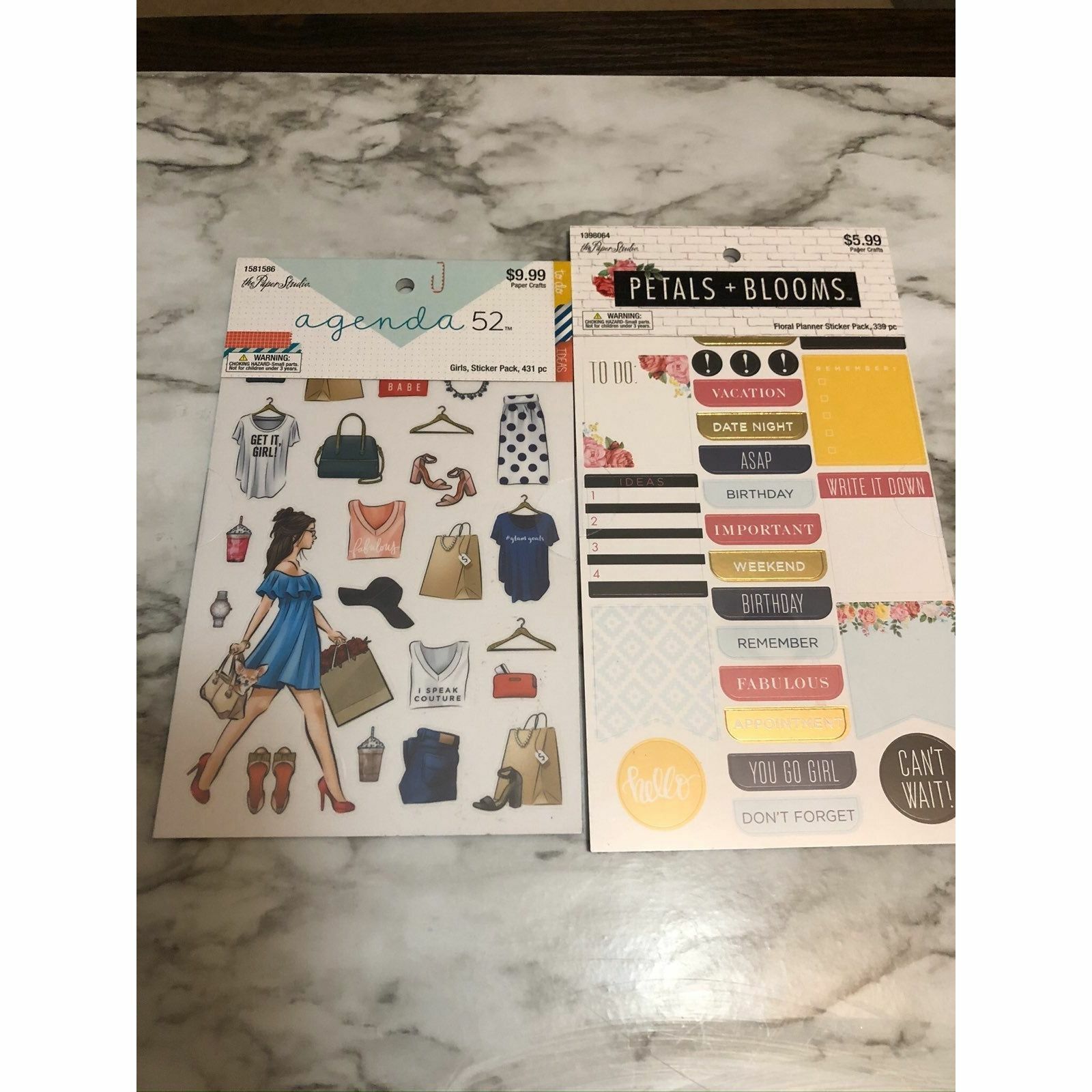 Thepaperstudio ‘Girls’ and ‘Floral Plann
