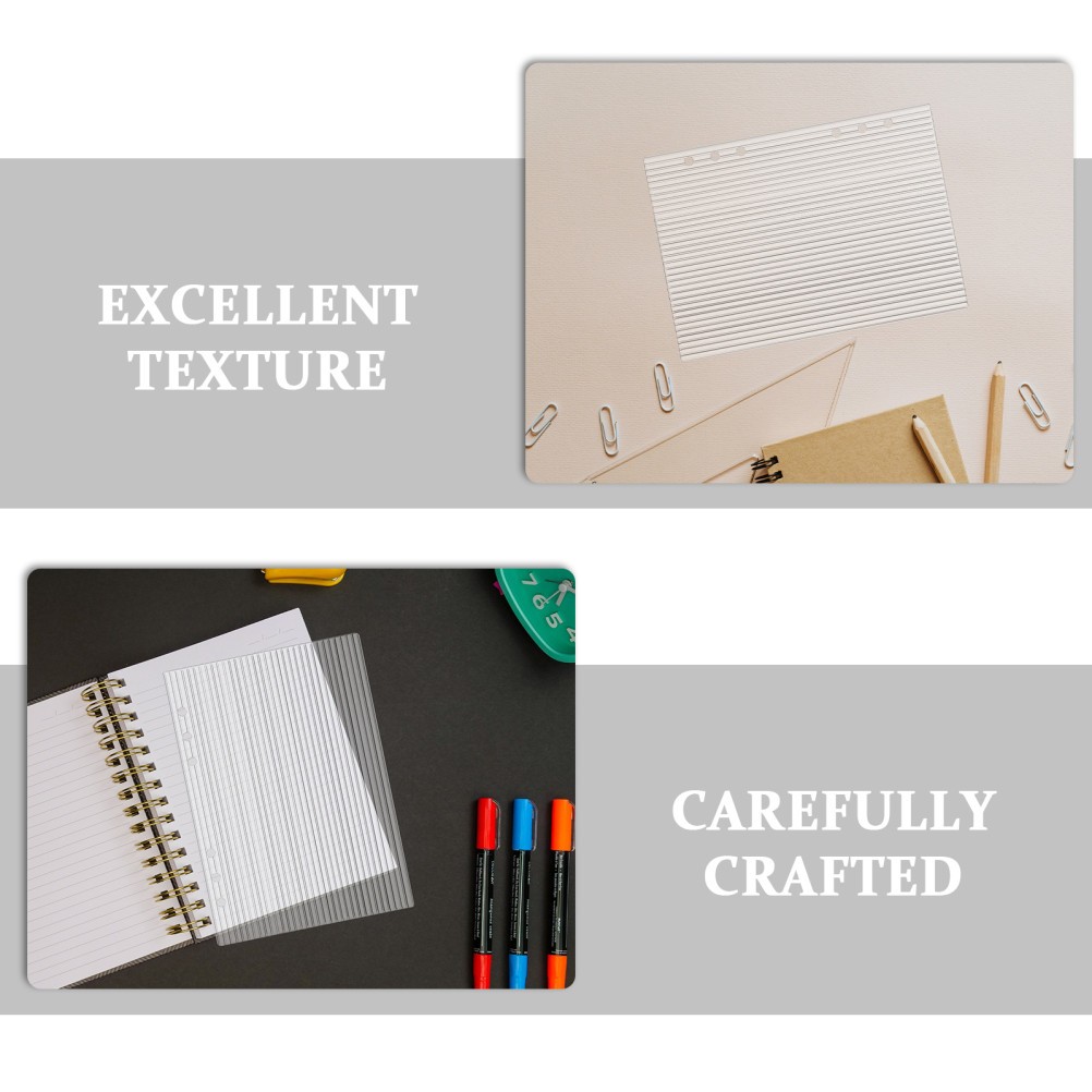3 PCS Refillable Planner Binder Acrylic Journal Protector A5 Notebook Cover