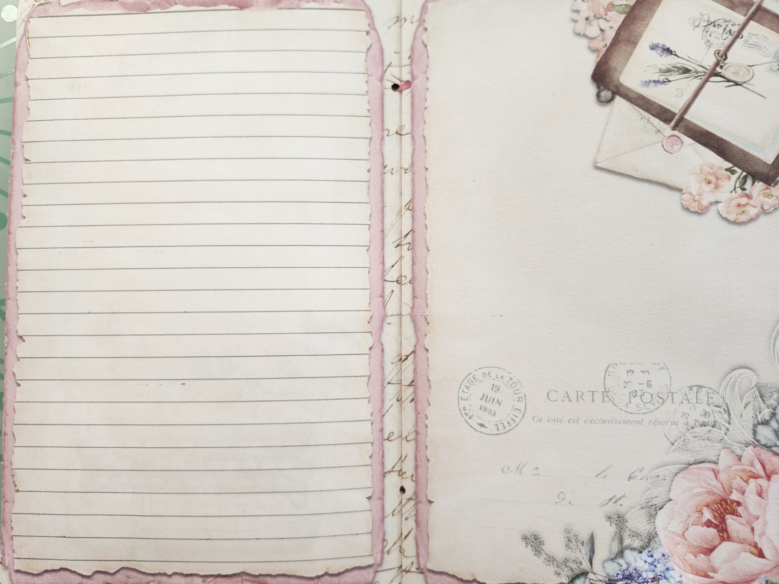 Junk Journal Booklet “POETRY 2” Prose Author Journal Diary Lots of Ephemera!