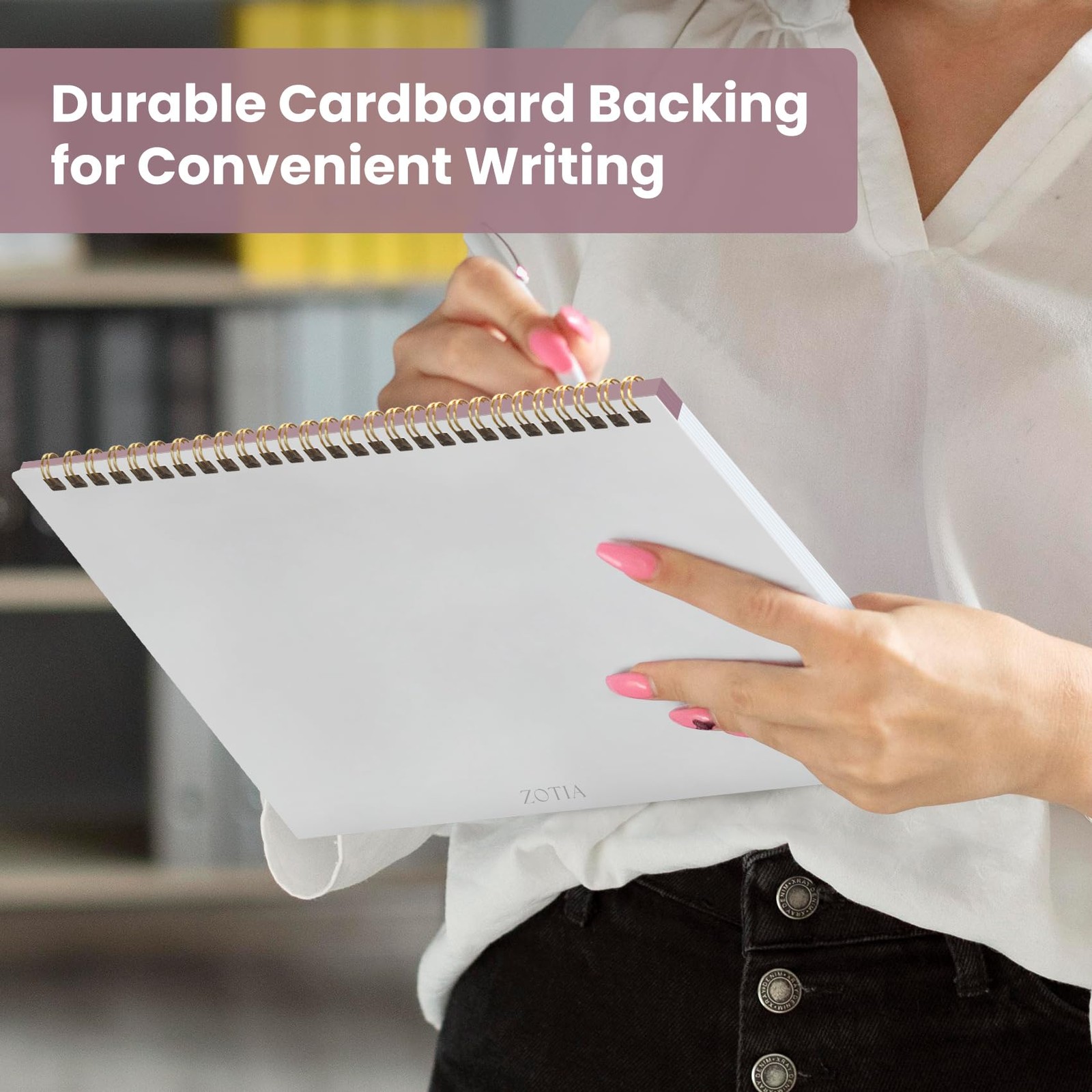 Weekly To Do List Notepad with 52 Undated 1 Pack, a-Midnight Lilac