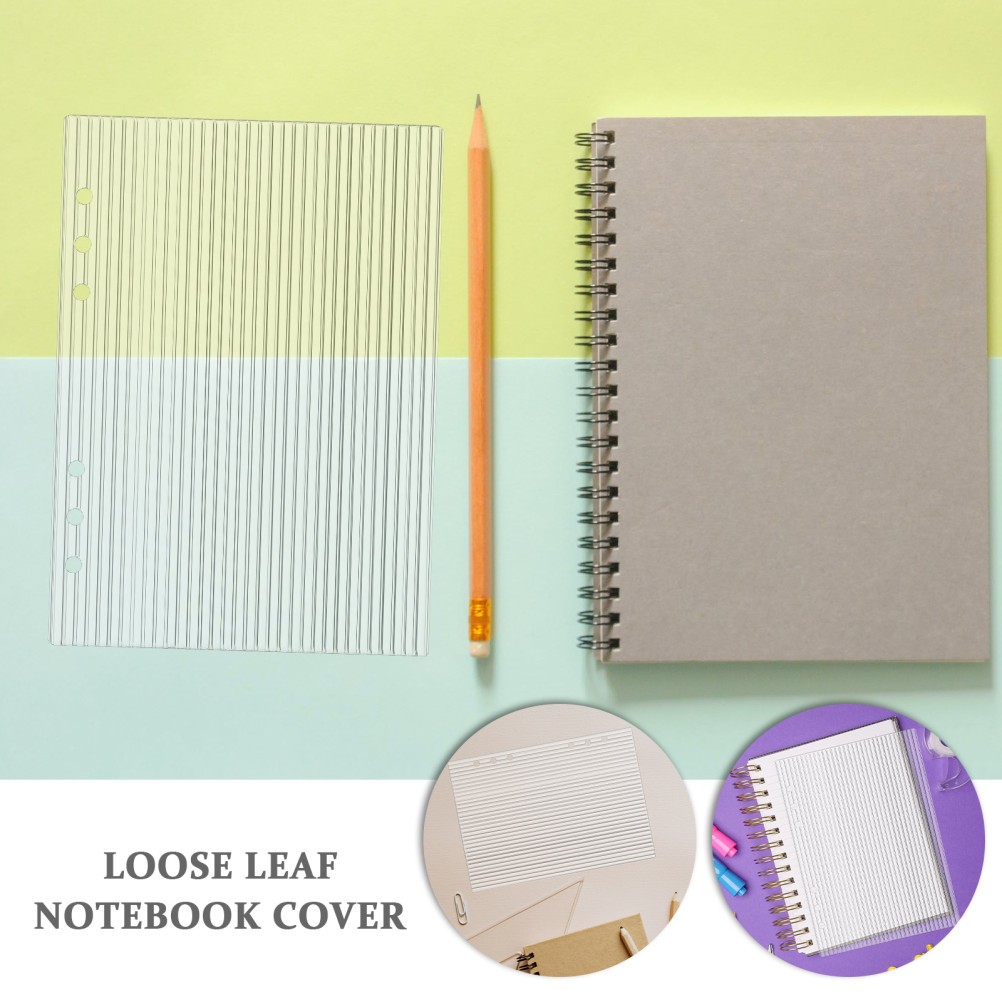 3 PCS Refillable Planner Binder Acrylic Journal Protector A5 Notebook Cover