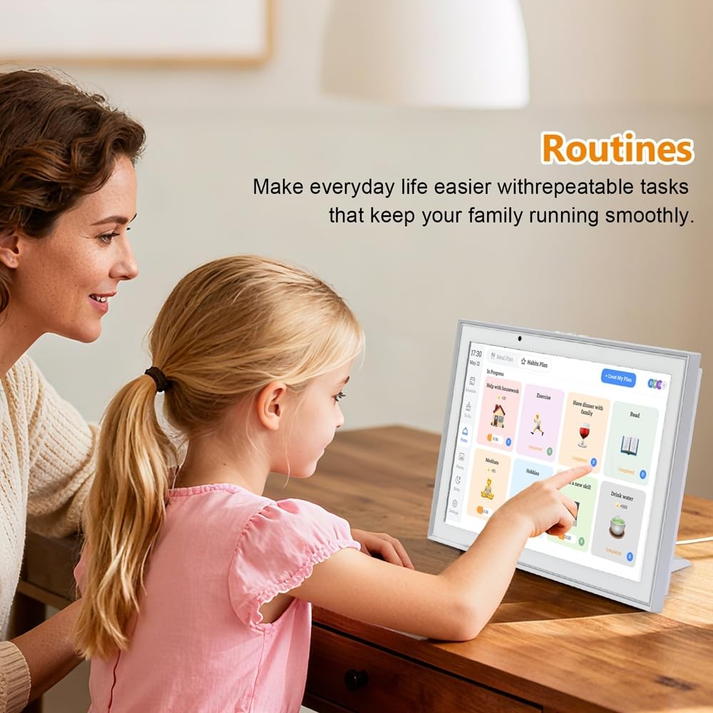 Digital Calendar 10.1 Inch Smart Electronic Planner, IPS Touch Screen, 32GB,