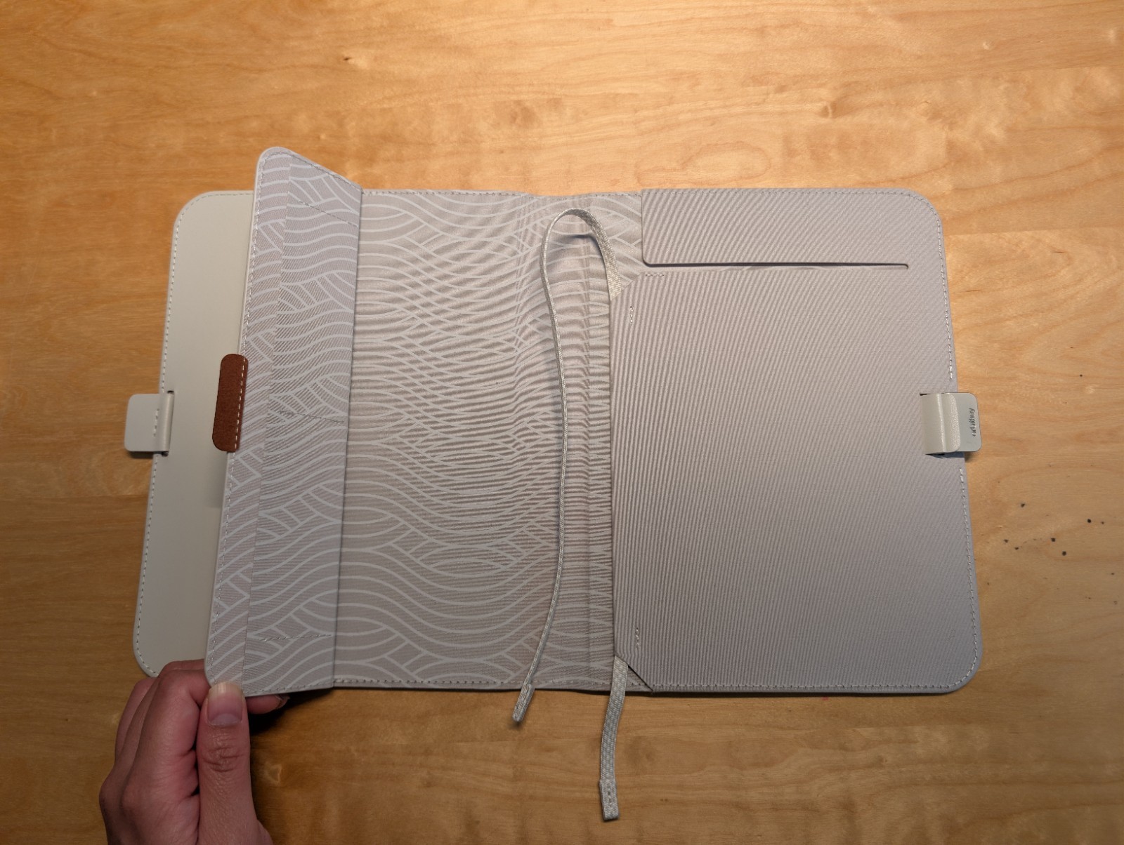 KonMari Orbitkey Compendium A5 Leather Portfolio Organizer with Cover, A5 Size