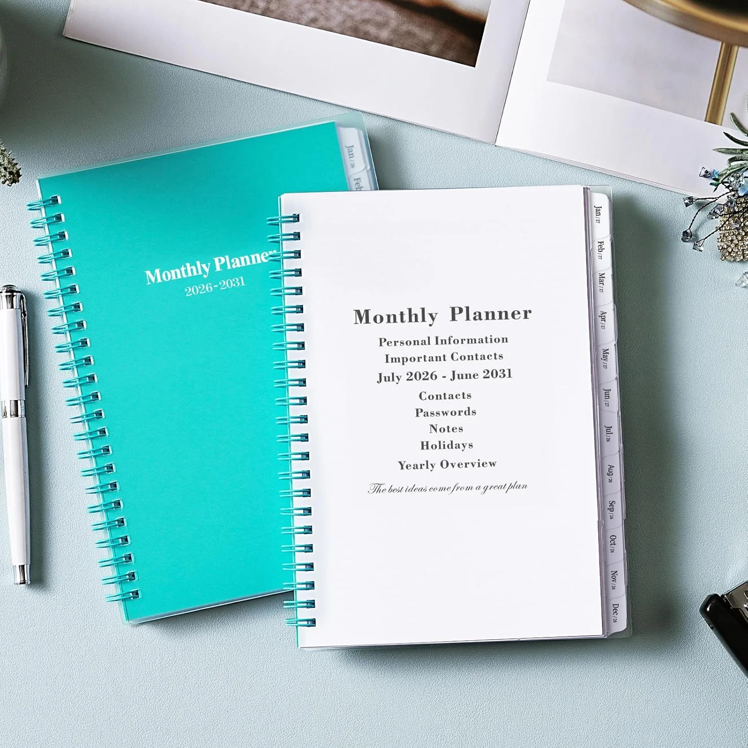 2026-2031 Monthly Planner/Calendar – Jul 2026 – Jun 2031, 5 Year Monthly Planner