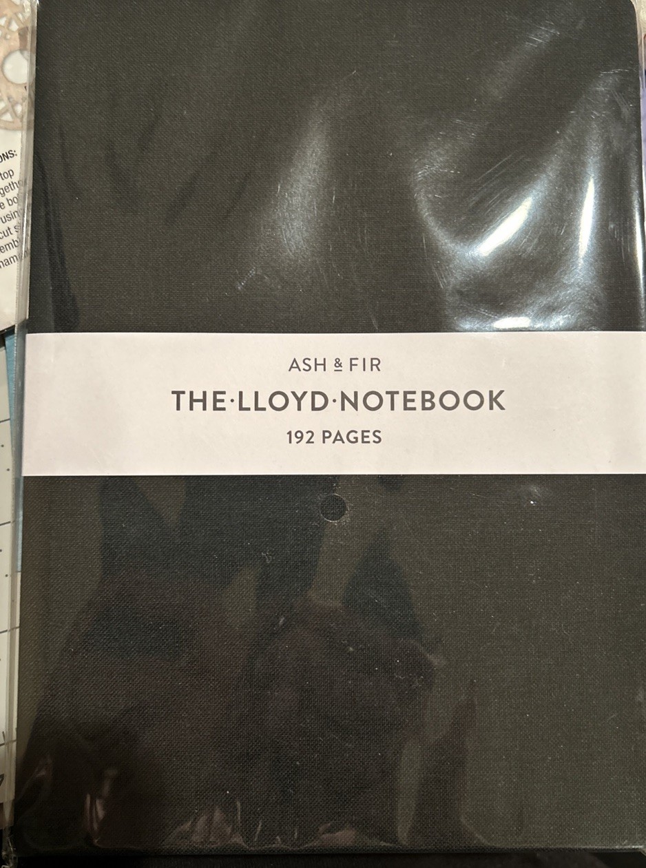 Ash & Fir The Lloyd Notebook 192 Pages Fabric Cover Acid-Free Lined Grid FSC