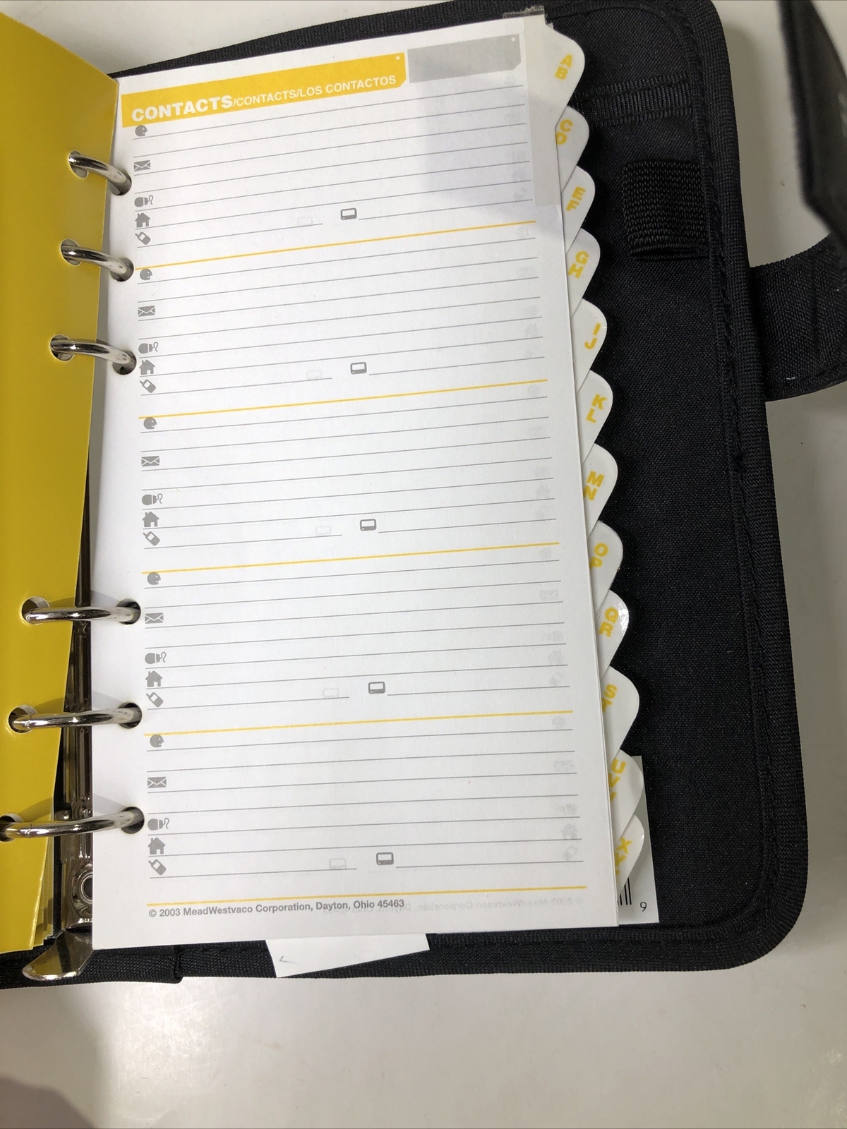 Mead FIVE STAR Student Day Planner with Monthly Planning – Blue/Black
