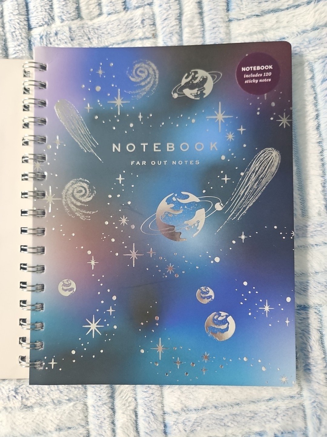 Fringe Far Out Notes Notebook with 120 Sticky Notes Galaxy Space 120 Pages NEW