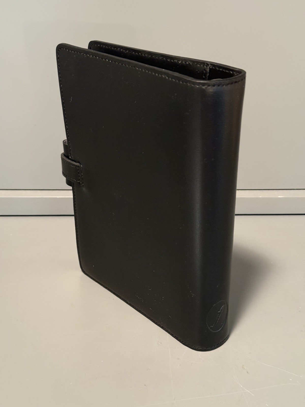Genuine Filofax 1999 BLK Italian Leather Personal Buckingham Personal Organizer