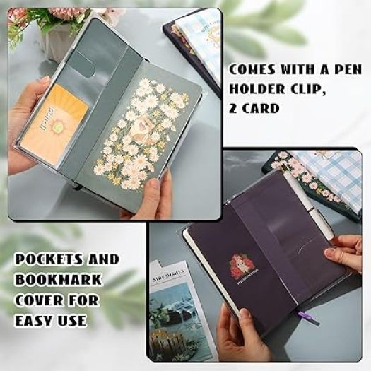 2 Pieces Clear Plastic Cover for Weeks, 8.03″ x 7.78″ Planner Book Protector-NEW