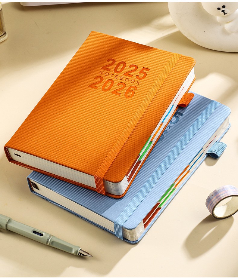 2025-2026 Daily Planner Book English Version Time Management Birthday Gift