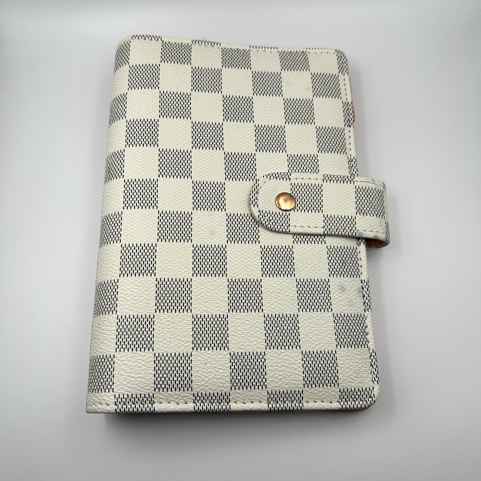 A6 Checkered Print Budget Binder Planner Viral Money Cash Wallet