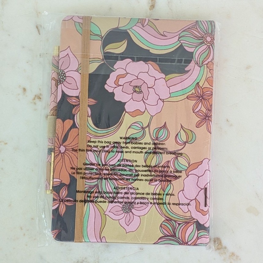 New Johnny Was Tate Journal and Pen Set Floral Multi H44523-8 Boho Retro $48