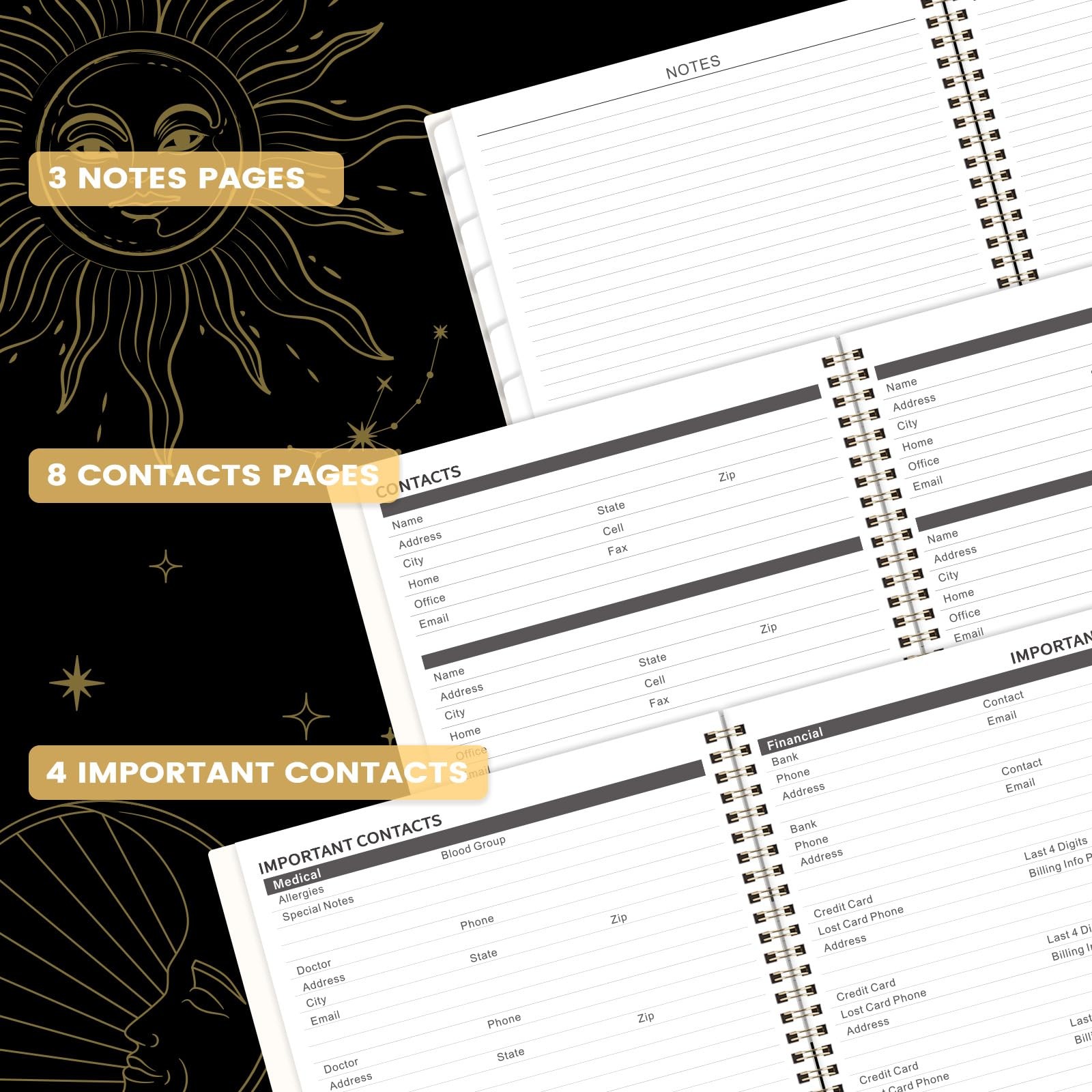 2026-2027 Monthly Planner – 9 x 11, Monthly Calendar Planer 2026-2027, JAN.