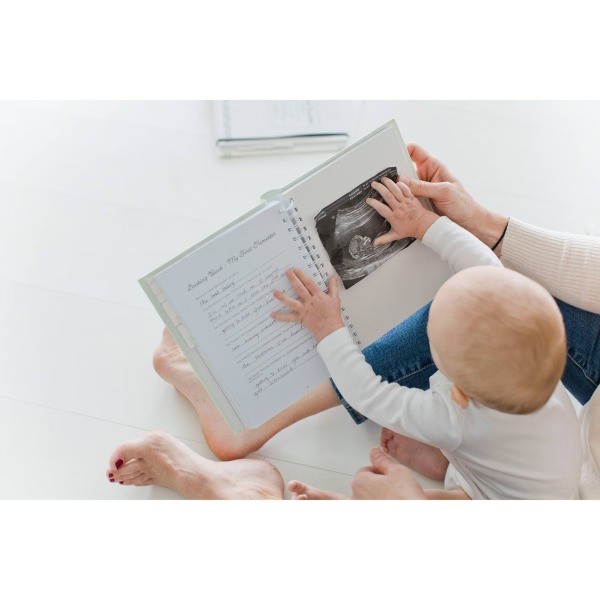 Pregnancy Journal – Sage: Acid-Free Paper, Guided Format, Soft Cover