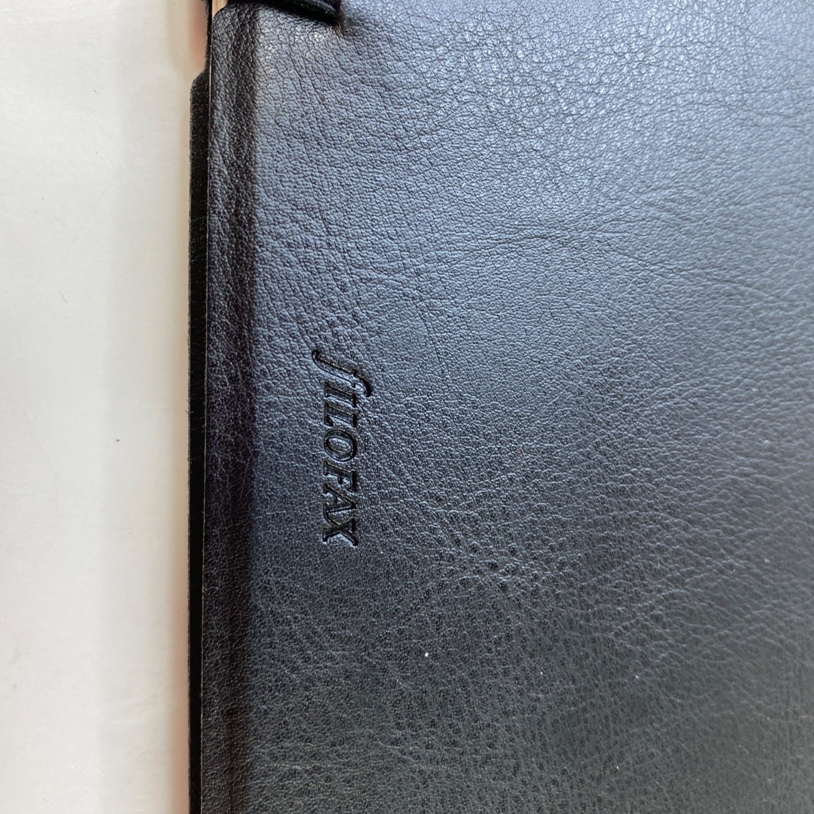 Filofax A5 Black Leather Notebook eBay Logo Elastic Closure eBayana