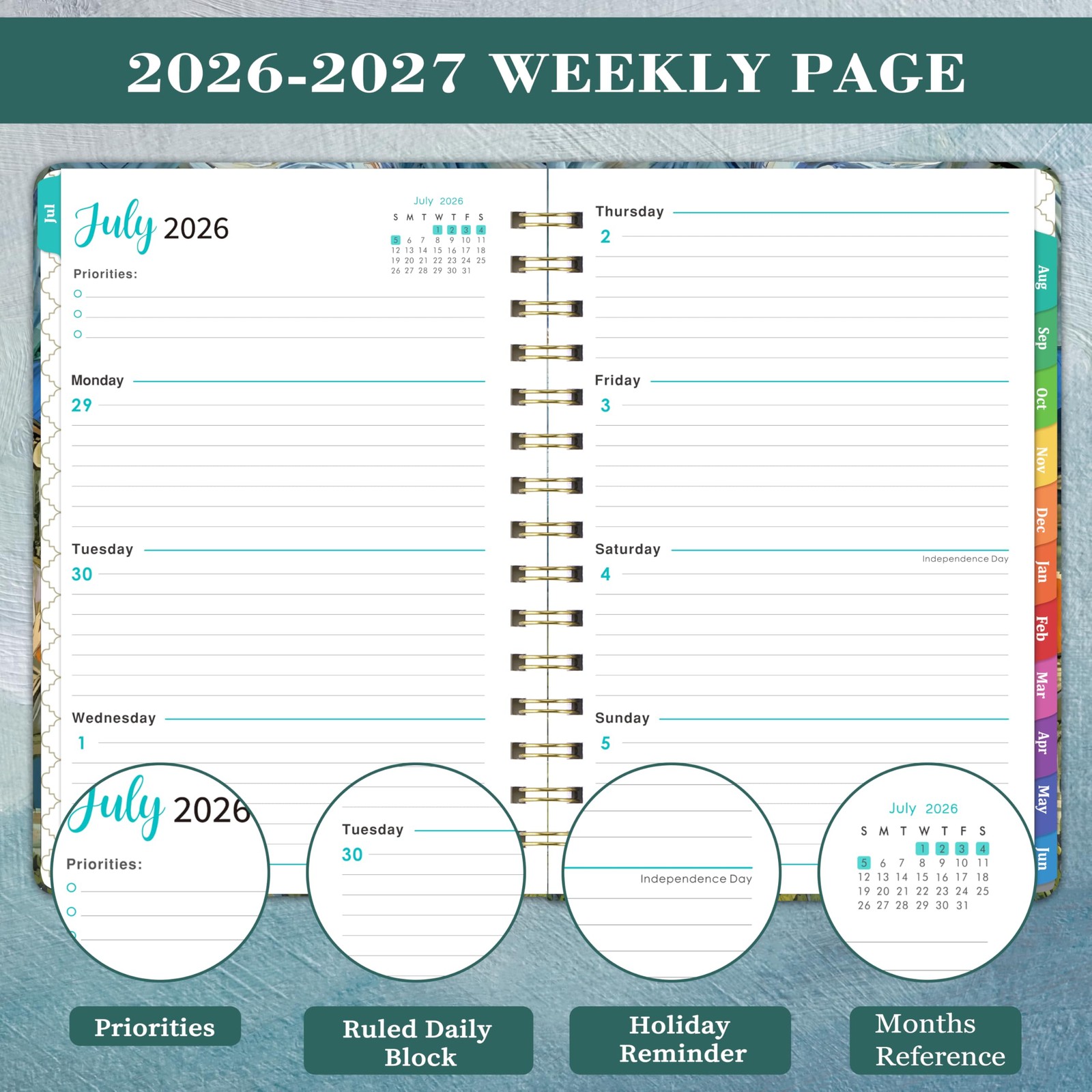 Planner 2026-2027 – Academic Planner 2026-2027, Jul. 2026 – Jun. 2027, 26-27 …