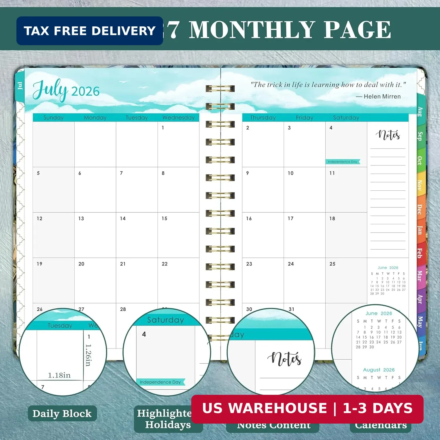 Planner 2026-2027 – Academic Planner 2026-2027, Jul. 2026 – Jun. 2027, 26-27 Pla
