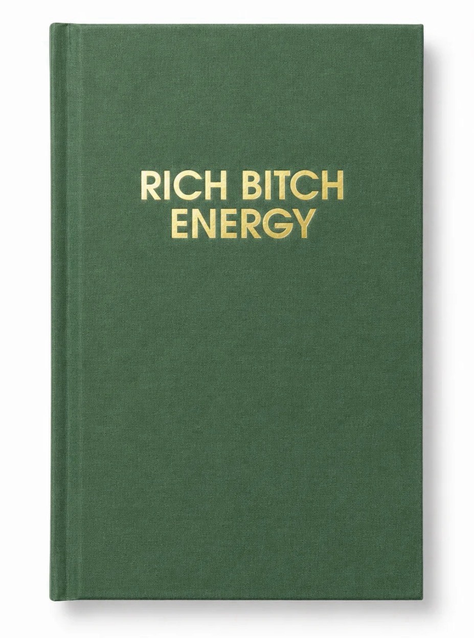 NEW Chez Gagne’ Rich Bitch Energy Journal Hardcover Notebook Journal 256 Pages