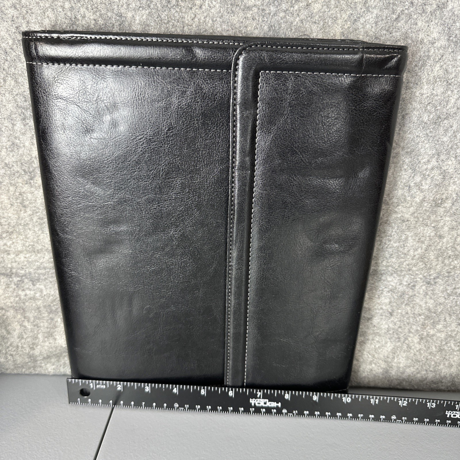 Samsonite Vinyl Tri-Fold Writing Pad, 10 1/2″ x 12 1/2″ Black Organizer Pouch