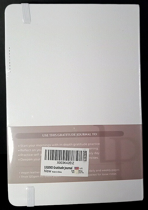 New Sealed Legend Planner Gratitude Journal 91 Days Vegan Leather Cover