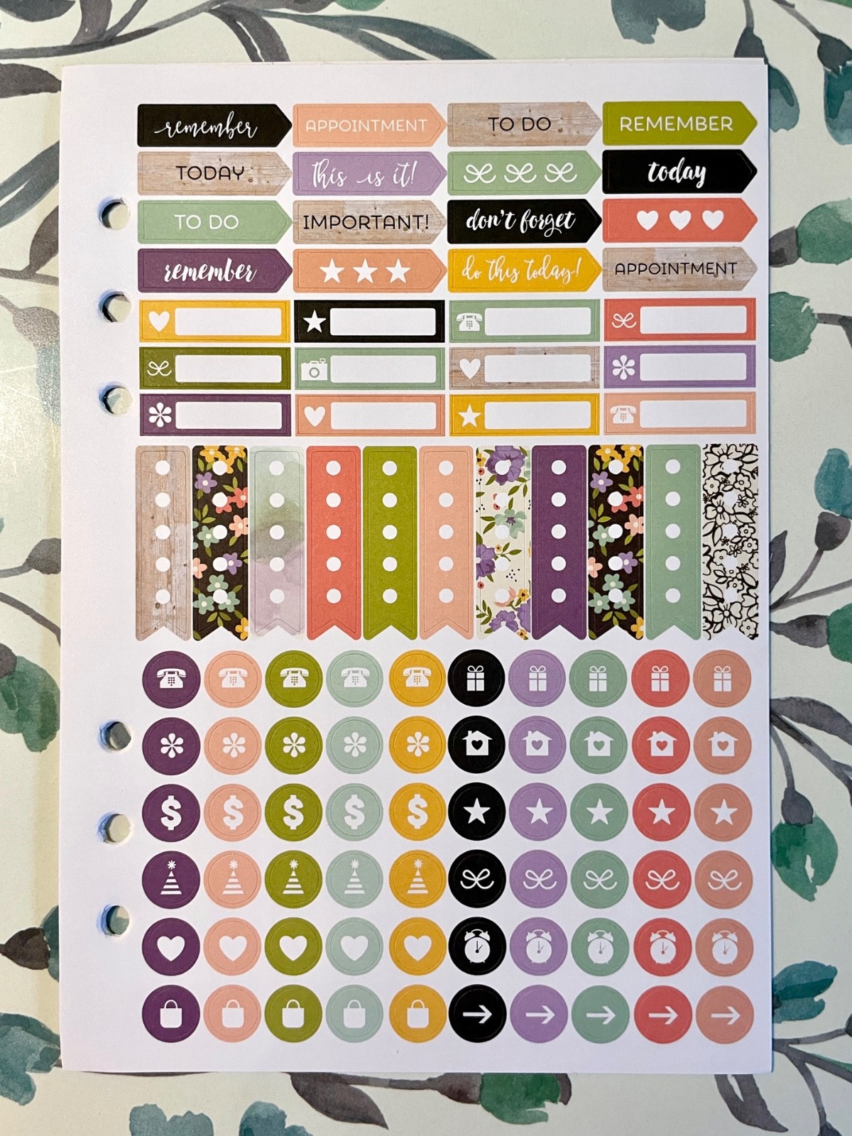 Carpe Diem Undated A5 Planner Inserts – Choose Joy