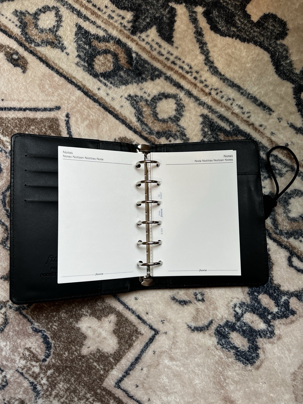 Filofax Pocket Patterns Organizer Marble