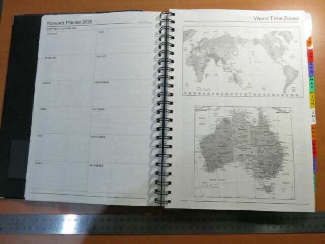 2026 A5 Weekly Diary Compendium Organiser Planner Journal Portfolio PU Leather