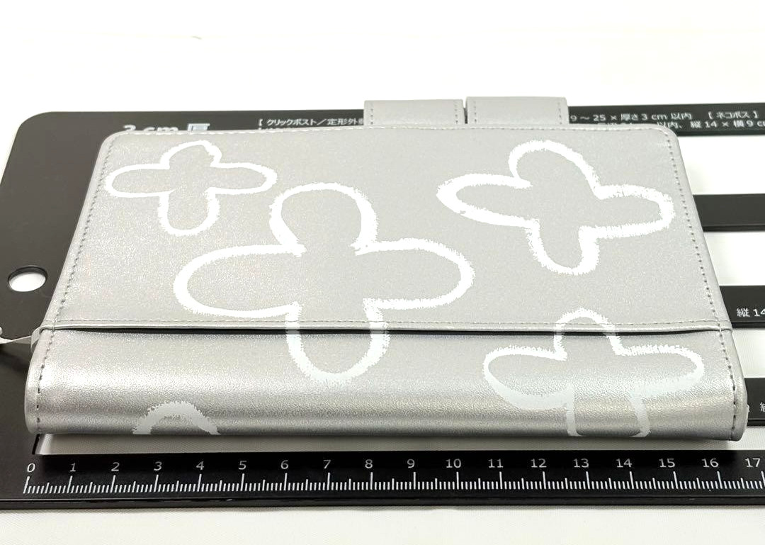 Hobonichi Techo Original A6 Cover Makoto Matsubayashi Silver Flower 2026 Japan