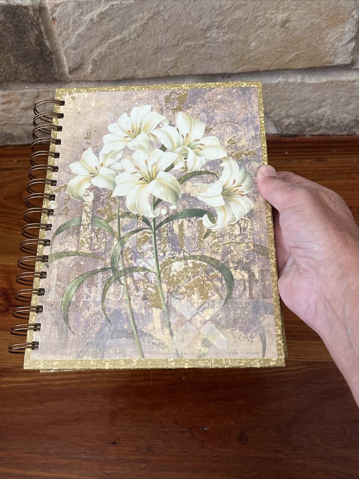 Spiral Journal/Notebook Lined Journal with Back Pocket and Hardcover 8.5″ X 6.4