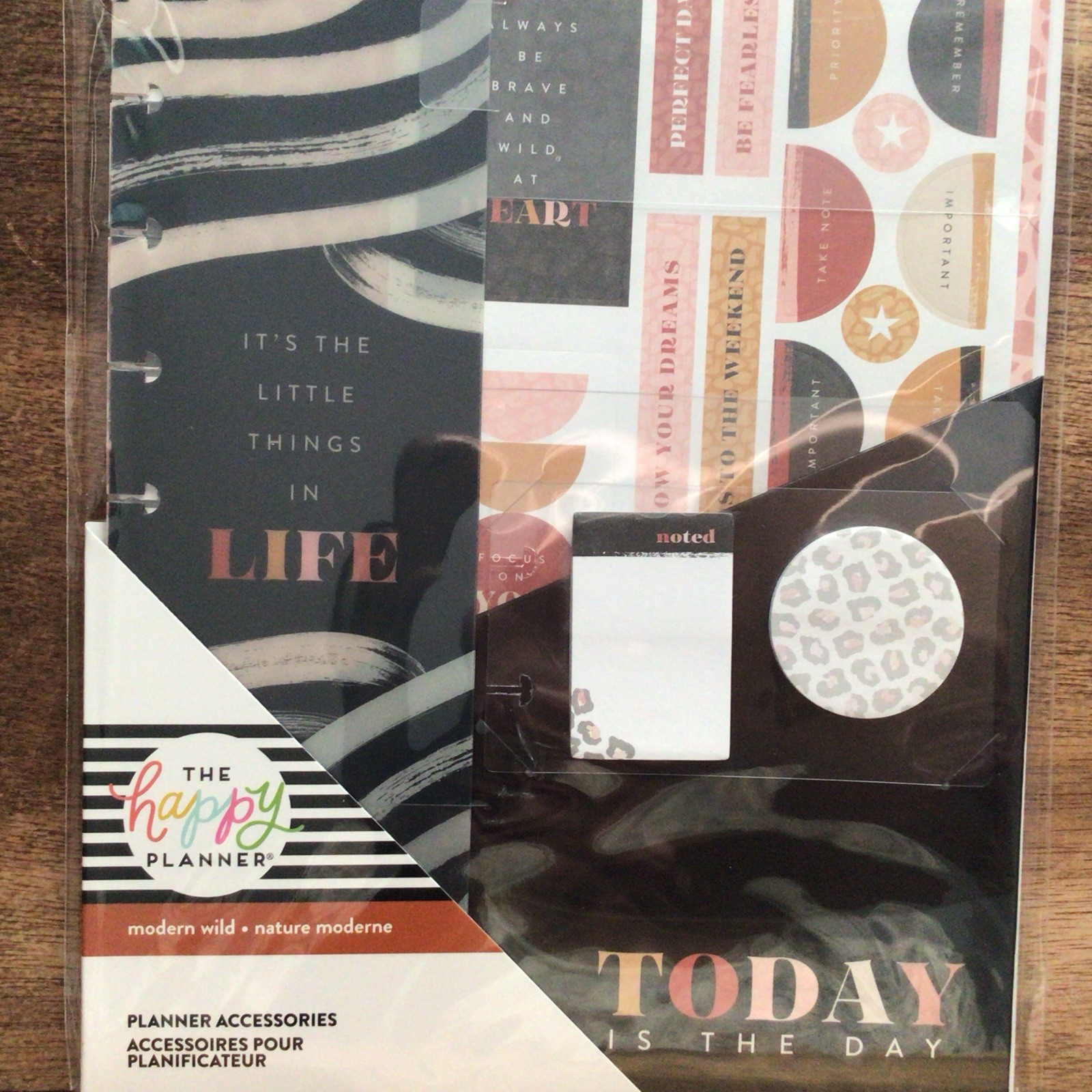 The Happy Planner Accessories Modern Wild Classic Folder Stickers Bookmark Paper