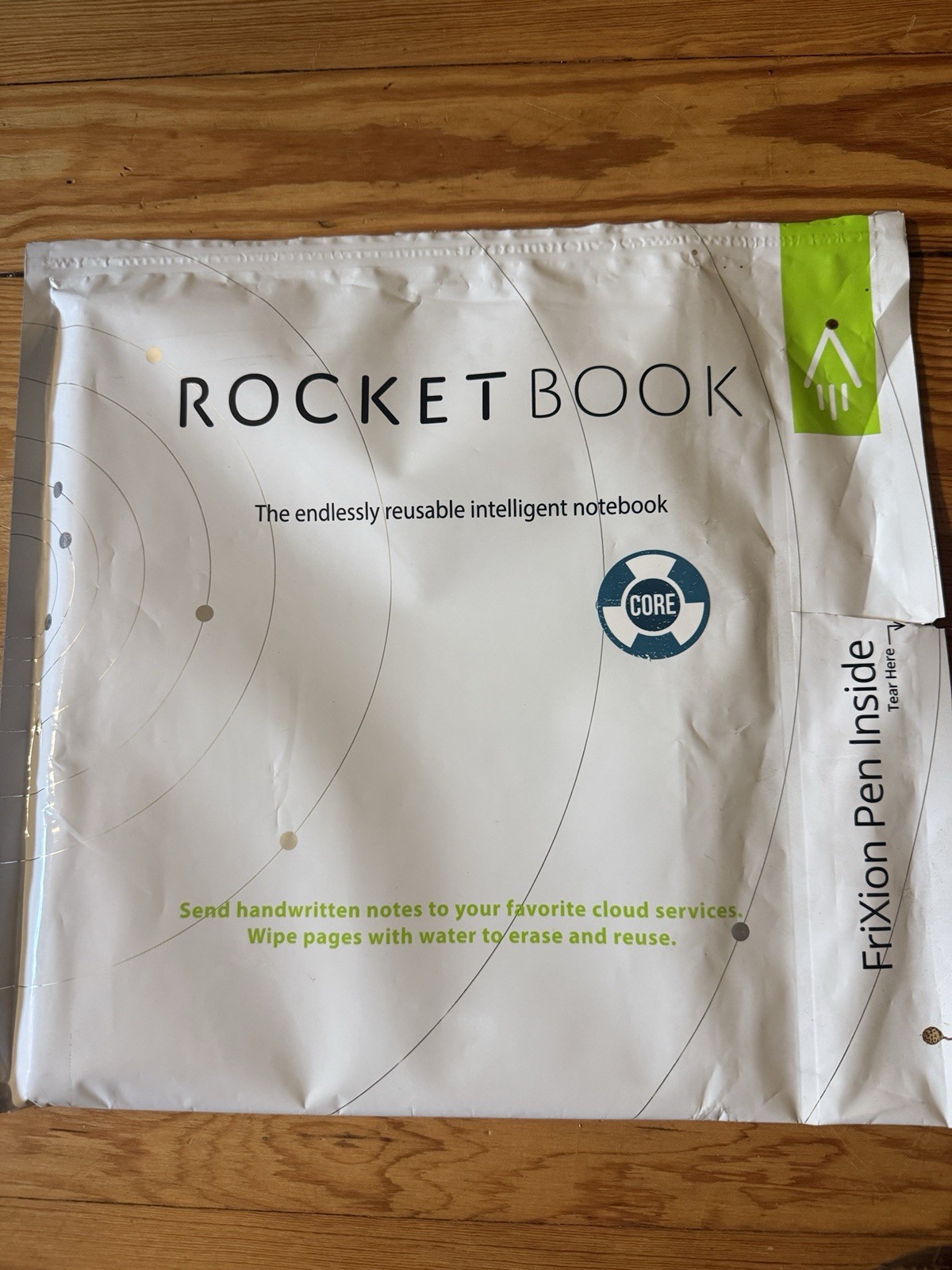 Brand New Rocketbook Intelligent Notebook NO PEN