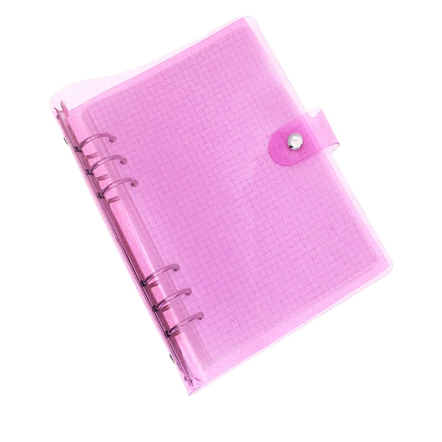 A6 A5 6-Holes Colorful PVC Cover Personal Organizer with Snap Button Closure …