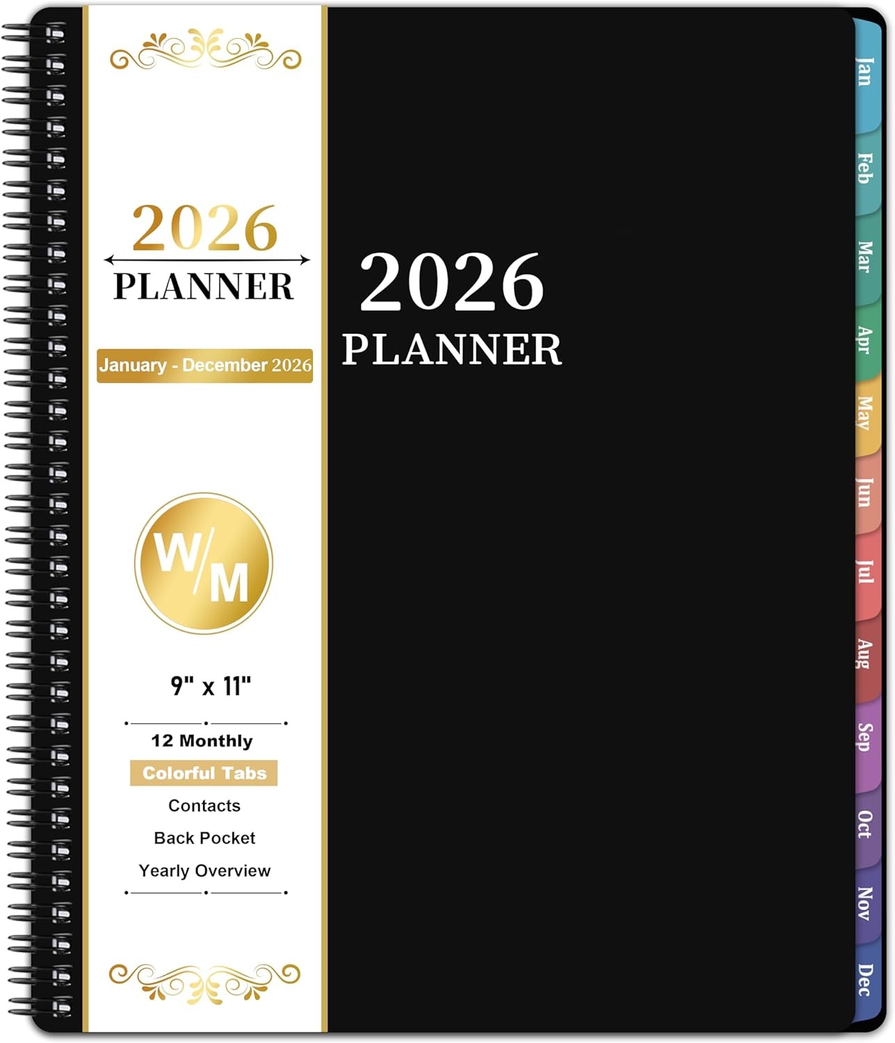 Planner 2026-2027 – Academic Planner 2026-2027, July 2026 – June 2027, 9″ x 11″,