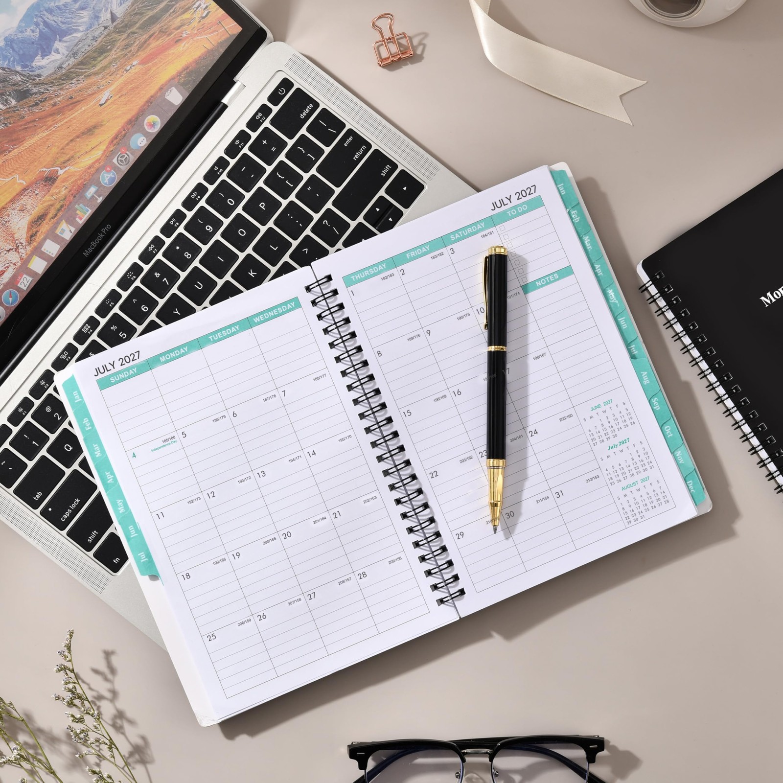 2026-2028 Monthly Planner/Calendar – 6.3″ x 8.4″(A5 Size) Small x 8.4″