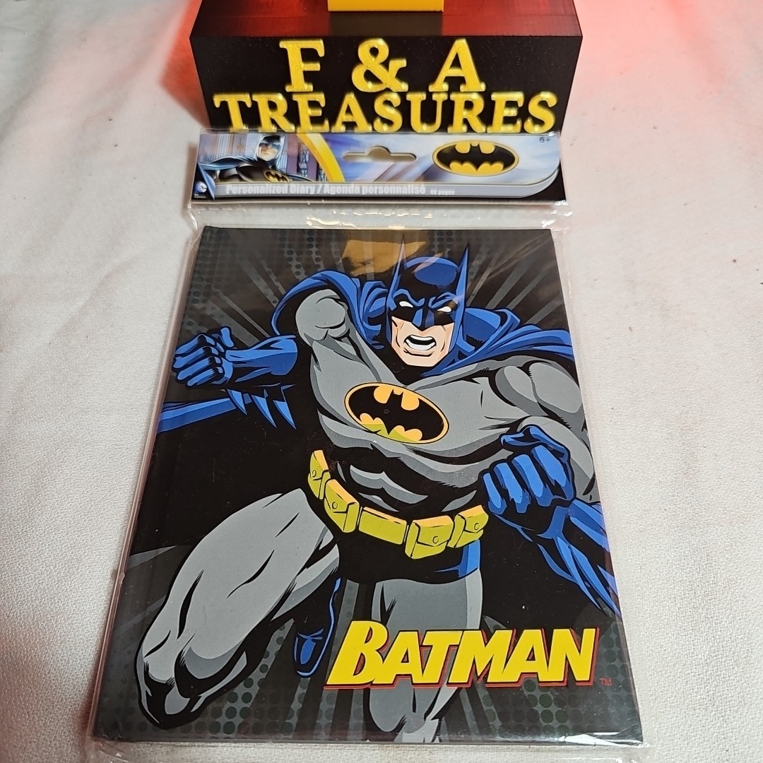 NIP DC Comics Batman Personalized Diary Hardcover 40 Pages Free Shipping