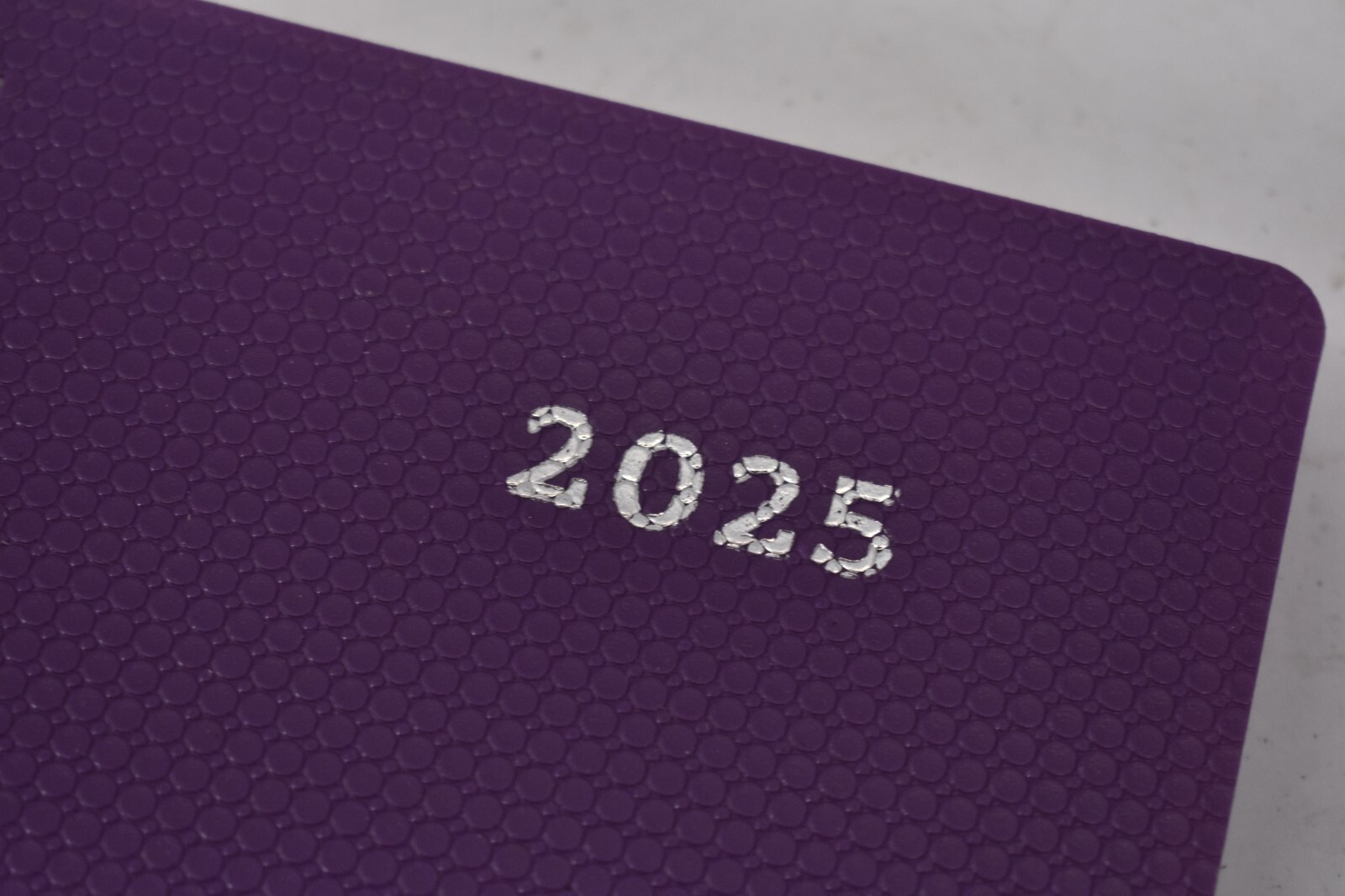 Duraflex Daily Durable & Flexible Poly Cover Planner 2025 Purple Cover