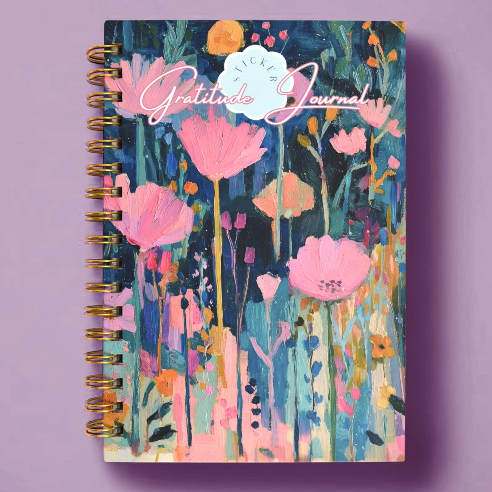 One Minute Gratitude Journal – Line a Day – 6 x 9 inches, multicolor