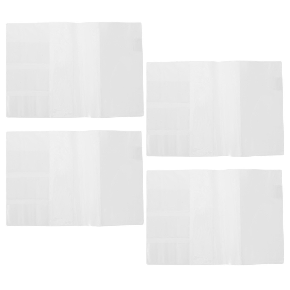 4 Pcs Pvc Cover Notebook Waterproof Jackets Creative Covers Sleeve Protector