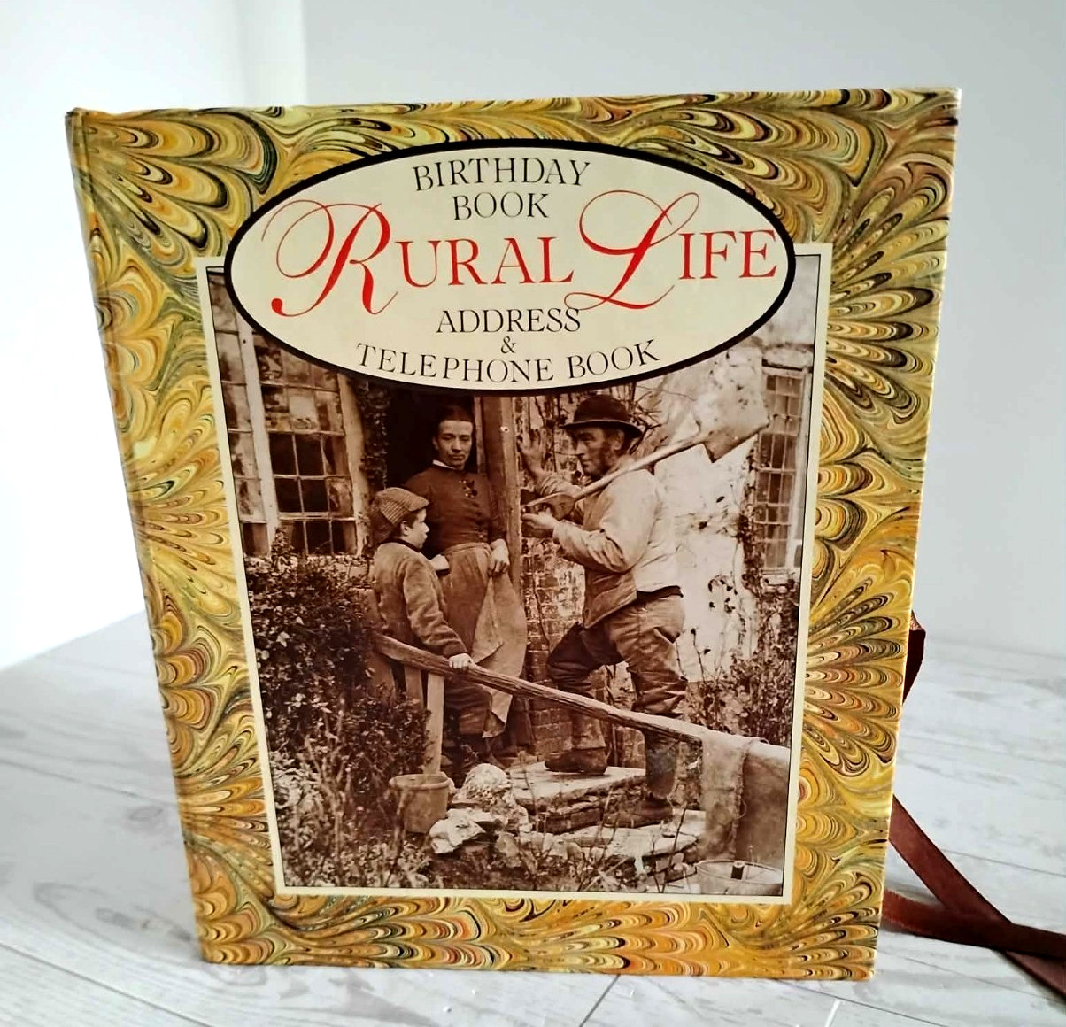 Vintage Address and Phone Book Rural Life Printed & Bound In Hong Kong 1994