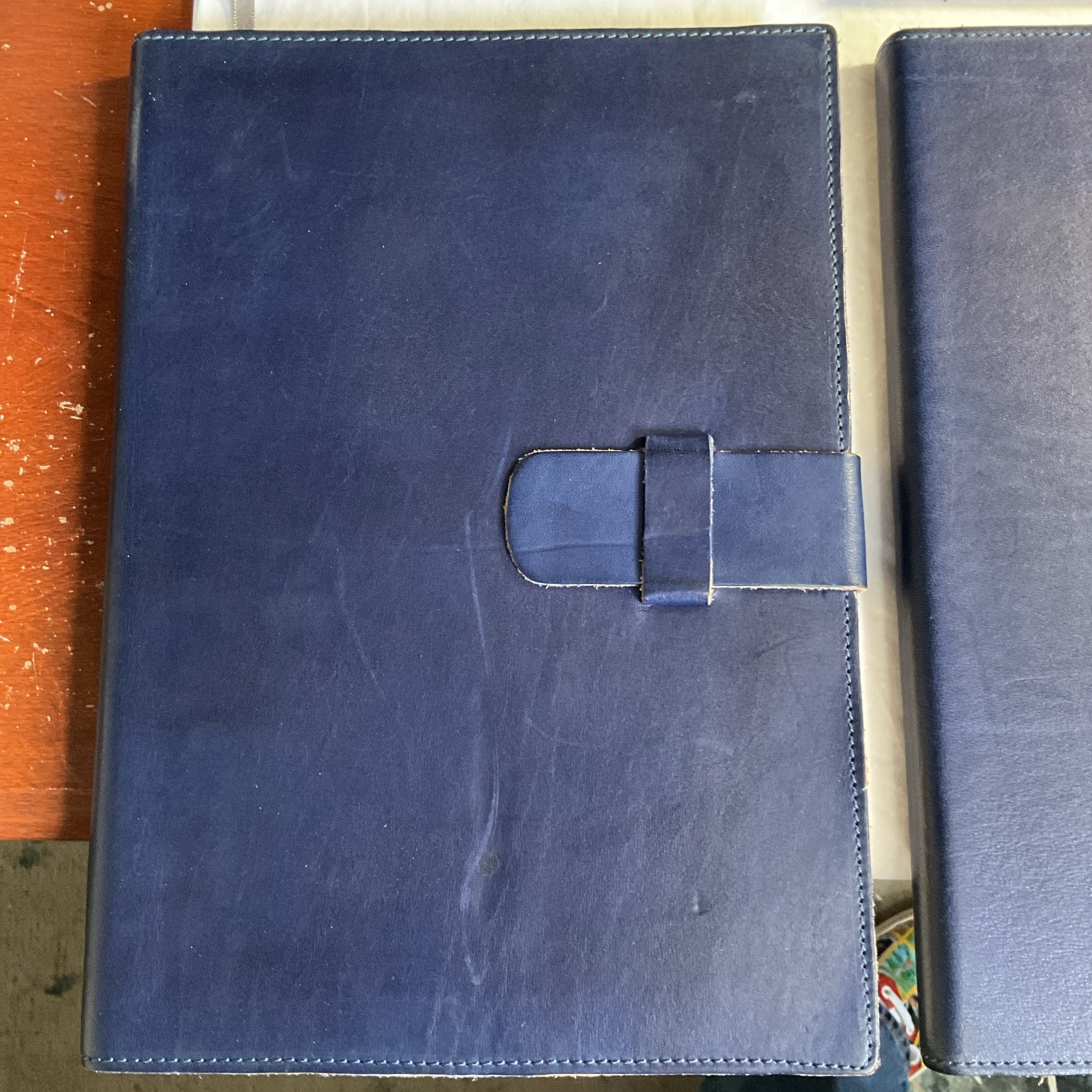 Leather Journal Notebooks Lined Lot of 4 PRATESI FLORENCE TEMPO ECCOLO ITALY NOS