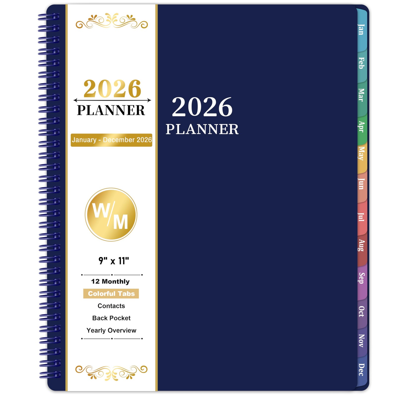 2026 Planner – 2026 planner weekly and monthly, Jan.2026-Dec.2026, 9″×11″, Pl…