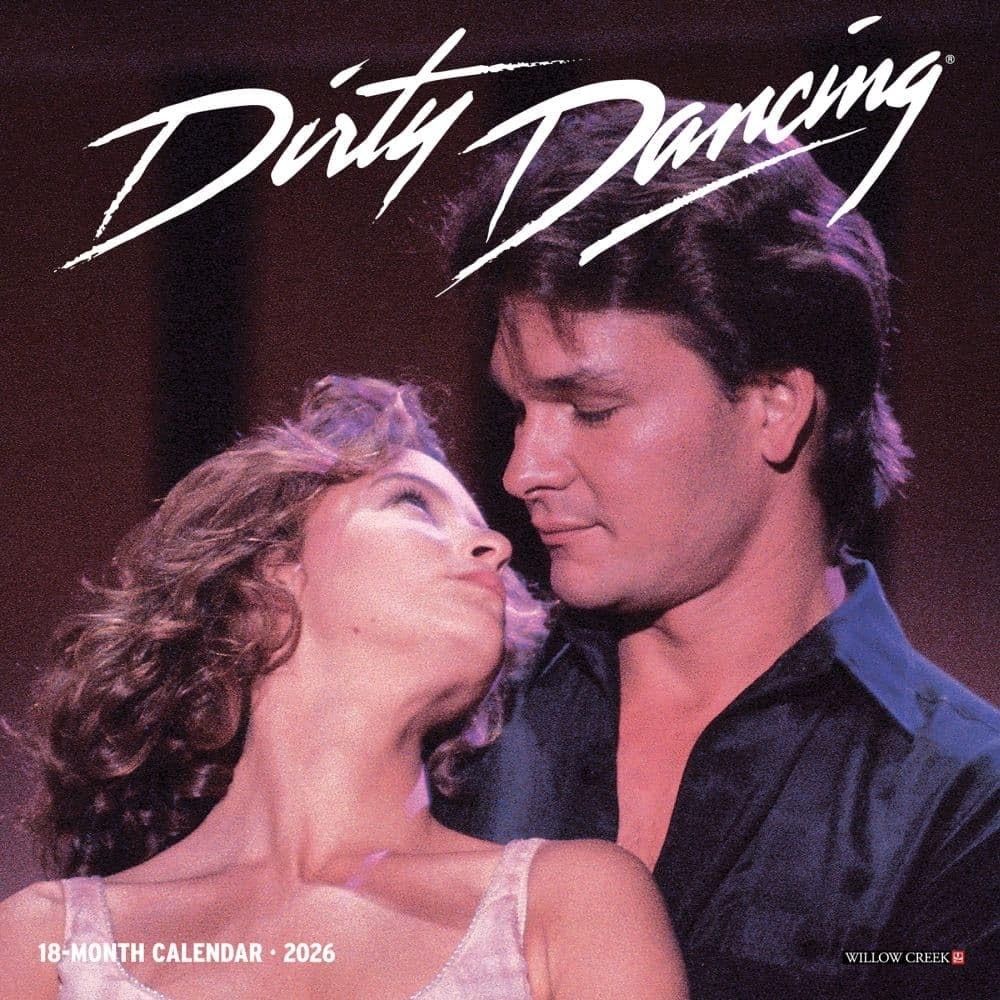 Willow Creek Press, Dirty Dancing 2026 Mini Wall Calendar, 7” X 7”, Multi