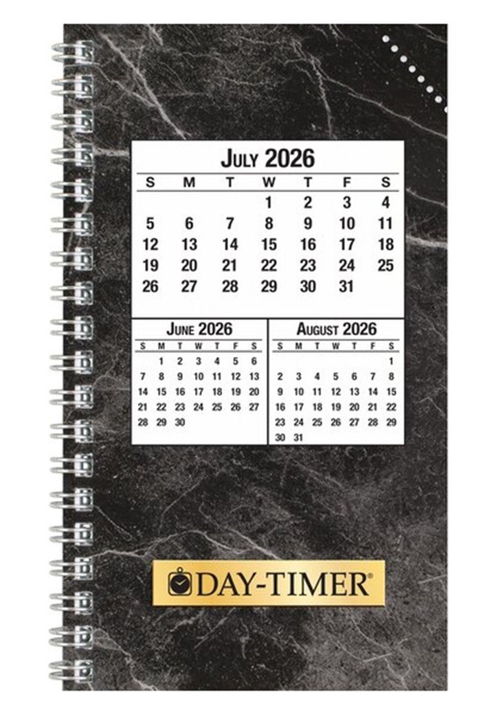 Day-Timer Jul 26 – Jun 27, 2-Page/Day Orig Planner Refill Compact 3×5″ +Extras