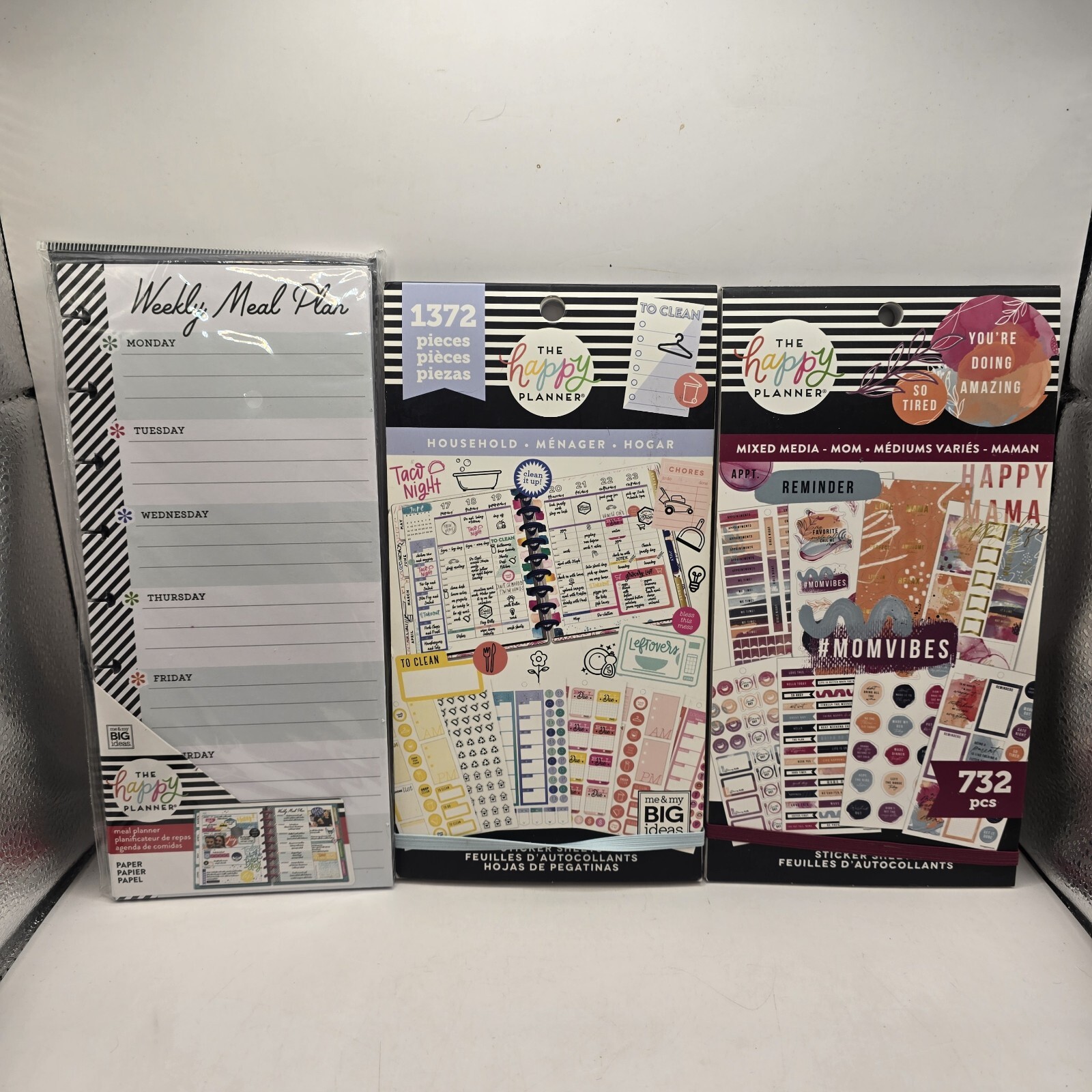 The Happy Planner Stickers And Meal Plan – Mixed Media, Mom, And Household