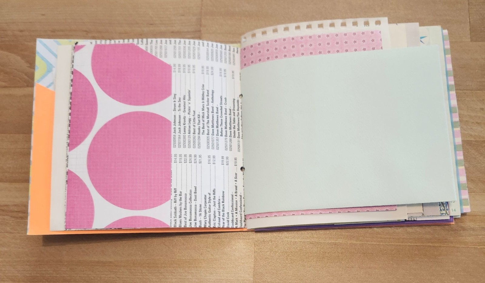 Colorful Floral Junk Journal Handmade 96 pages