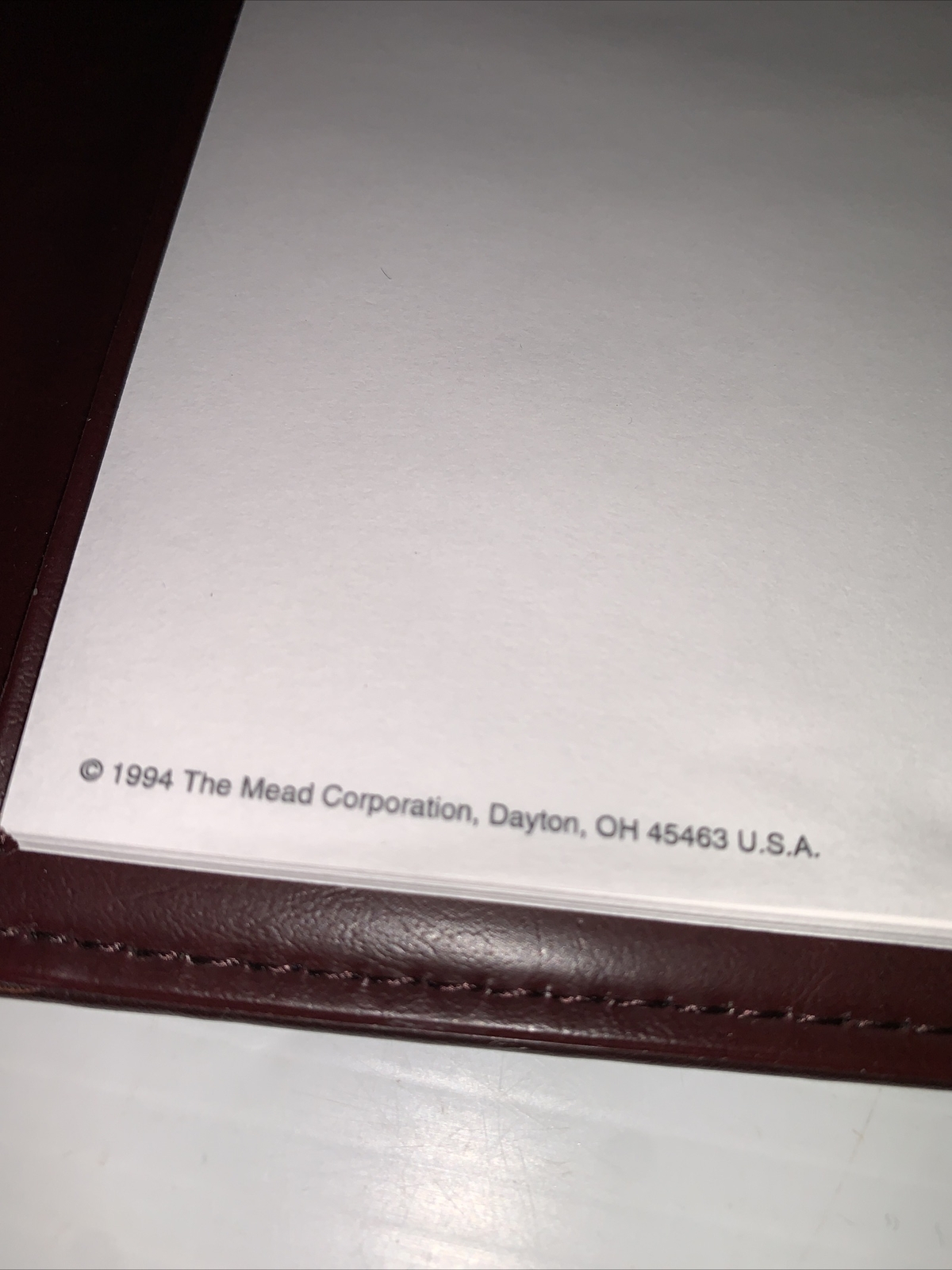 The Mead Corporation (1994) Note Book, Organized, Planner 6”x5.5”