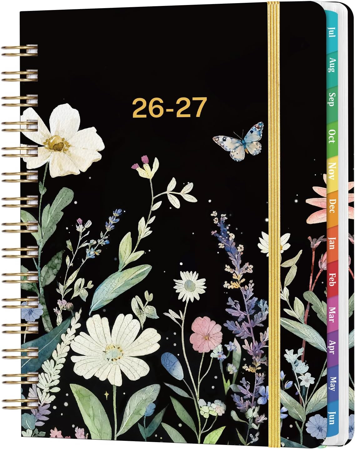Academic Planner 2026-2027 Weekly Monthly 6.5” x 8.5” Hardcover Tabs