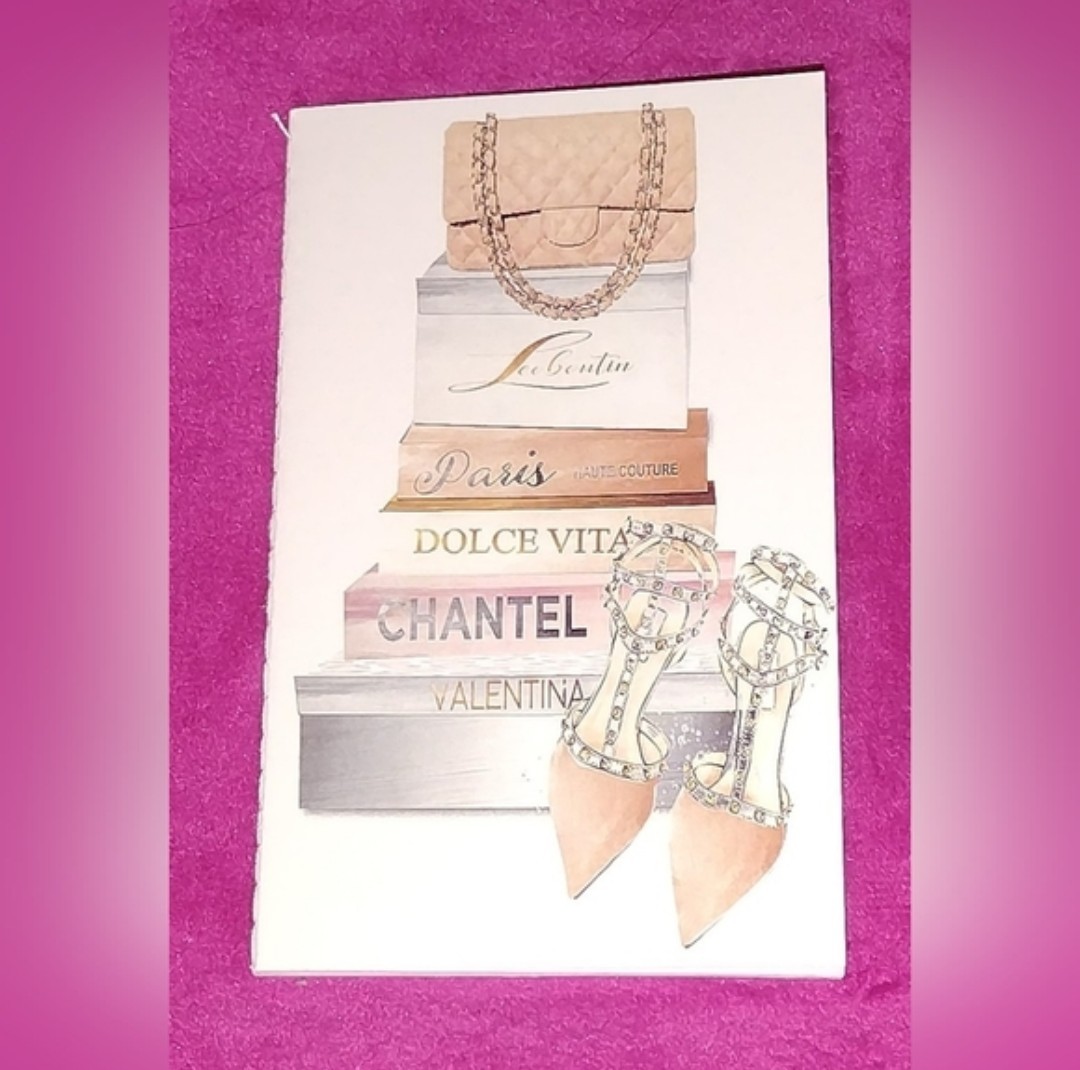 Handmade Designer Books Stacked Travel Pocket Size 16 Page Notebook Journal