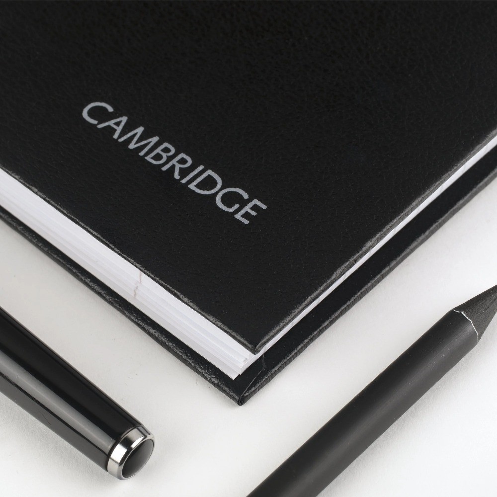 Business Writing Notebook 5×8 inches Medium Size Black Cover 80 Sheets