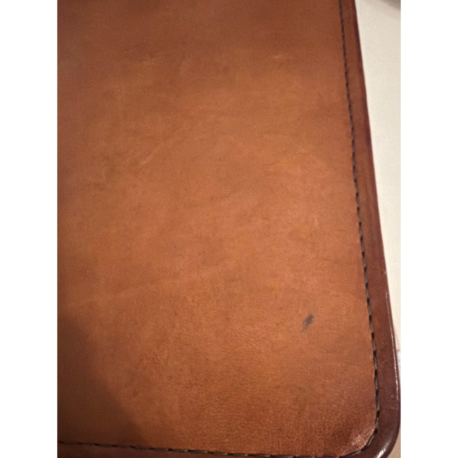 Vintage Hartmann Belting Leather Brown Zip Around Organizer Planner 6 Ring